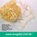 (X-125) Light gold color long hair feather knitting yarn for clothing garment